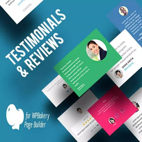 140 Reviews & Testimonials Template WPBakery Page Builder